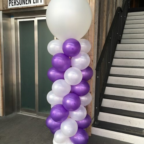 ballonnenpilaar met topballon